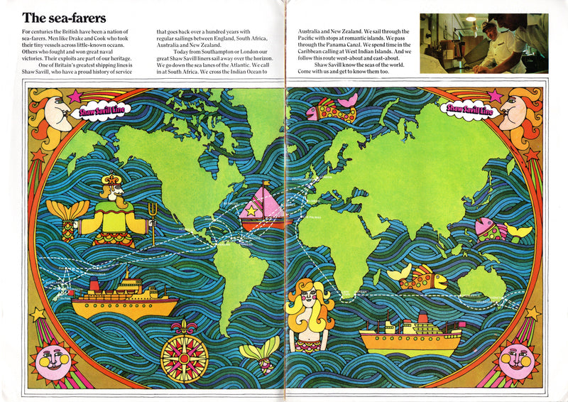 Various Ships - 1970 Shaw Savill fleet brochure