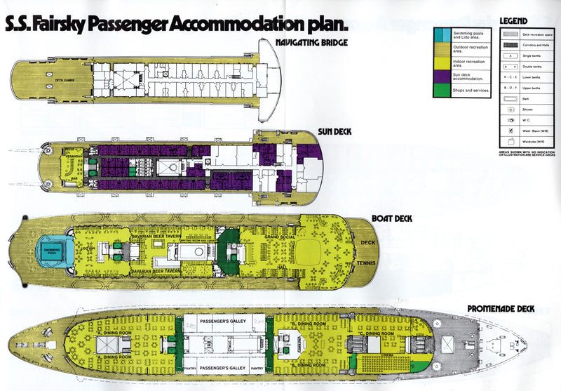 FAIRSKY: 1941 - Brochure for fateful, final 1977-78 cruise season