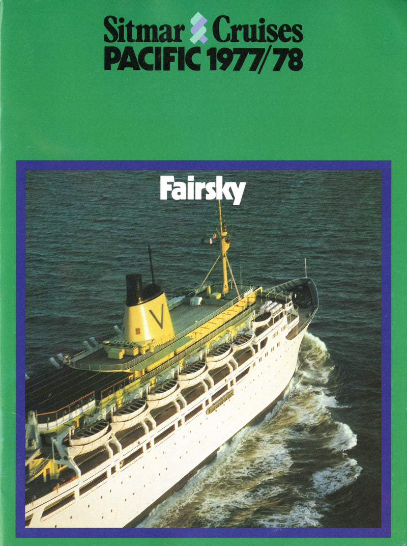 FAIRSKY: 1941 - Brochure for fateful, final 1977-78 cruise season