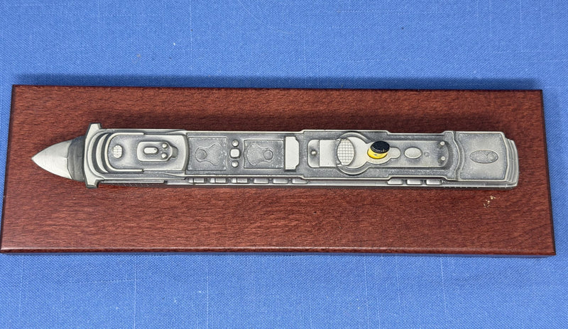 COSTA MEDITERRANEA: 2003 - Pewter model on mahogany base