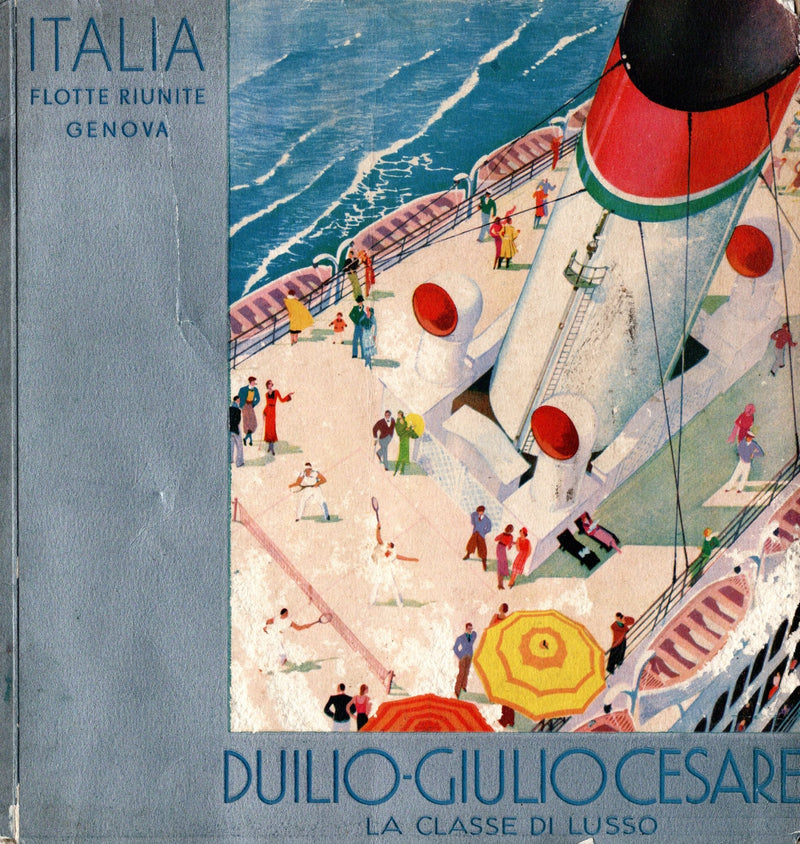 GIULIO CESARE & DUILIO - Deluxe 1930s First Class interiors brochure