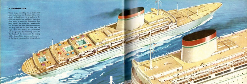 GIULIO CESARE & AUGUSTUS - 1958 color interiors brochure in English