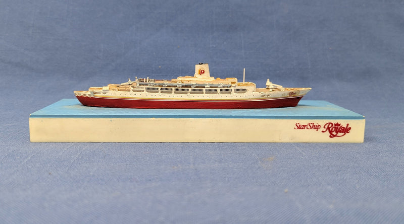 STAR-SHIP ROYALE: 1958 - 1:1250th scale model of handsome Italian painted red