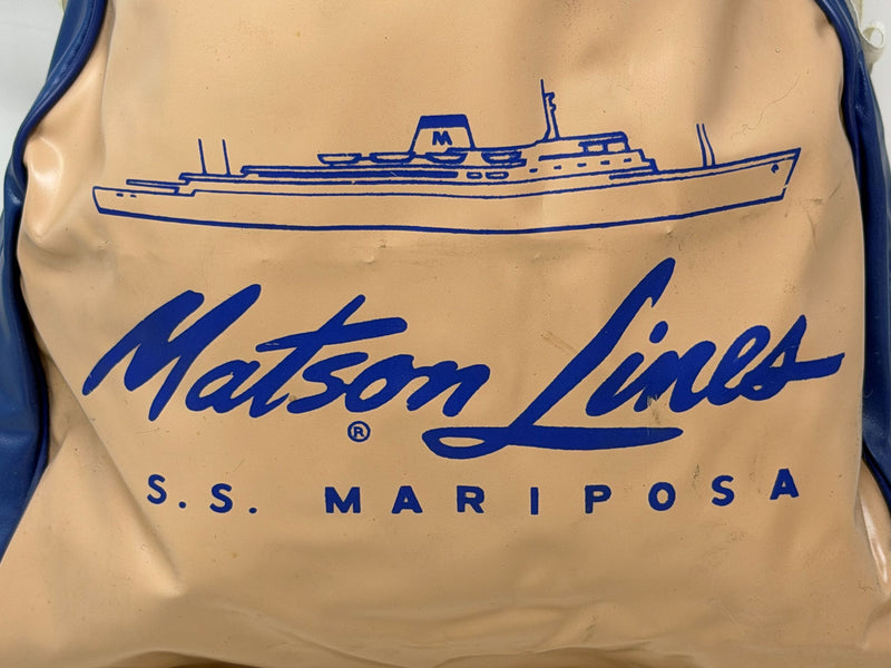 MARIPOSA: 1954 - Portrait vinyl beach bag