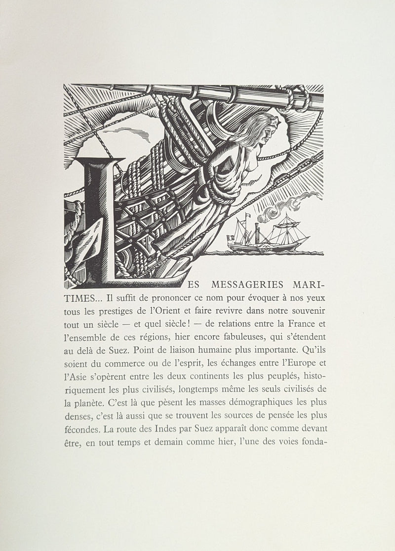 Various Ships - Prestige folio "Le Centenaire des Services des Messageries Maritimes (1851-1951)"