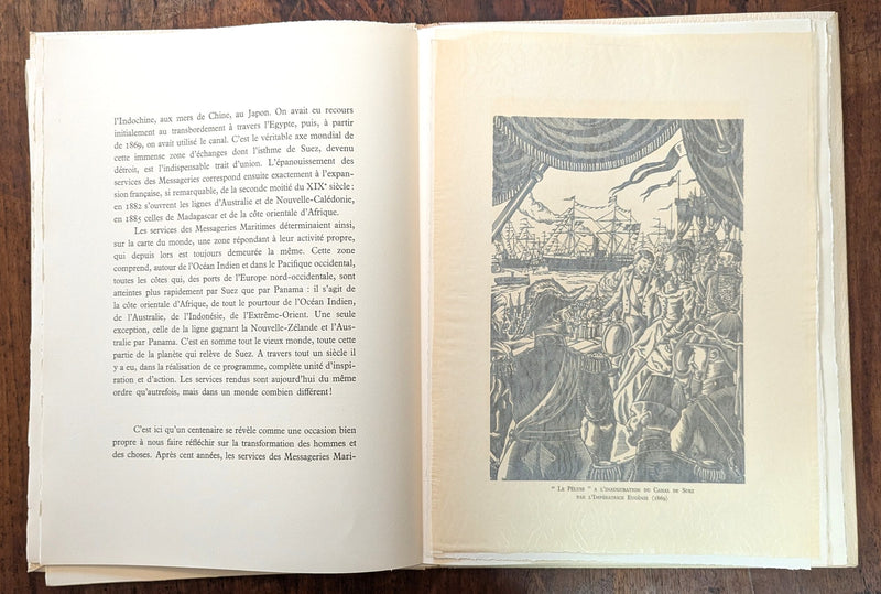 Various Ships - Prestige folio "Le Centenaire des Services des Messageries Maritimes (1851-1951)"