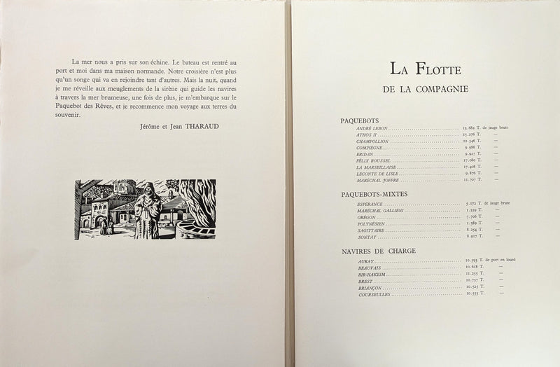Various Ships - Prestige folio "Le Centenaire des Services des Messageries Maritimes (1851-1951)"