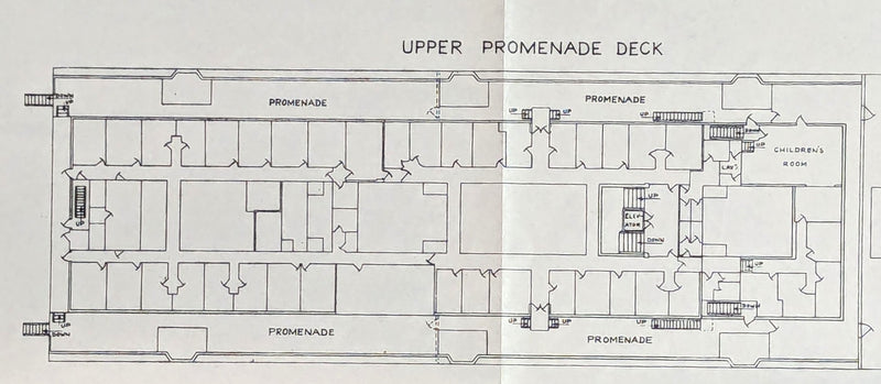 EMPRESS OF INDIA & EMPRESS OF CANADA - Rare 1946 plan before name change, fire