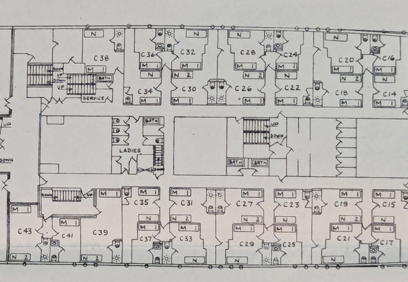 EMPRESS OF INDIA & EMPRESS OF CANADA - Rare 1946 plan before name change, fire