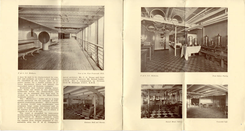 MOLDAVIA & MONGOLIA - 1922 interiors brochure