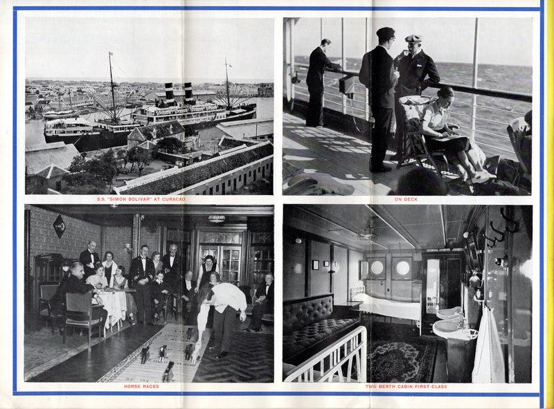 Various: pre-war - 1935 Royal Netherlands Colon service plans & interiors