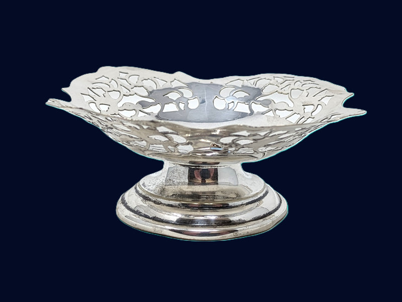 MALOJA: 1923 - Silverplated souvenir biscuit dish