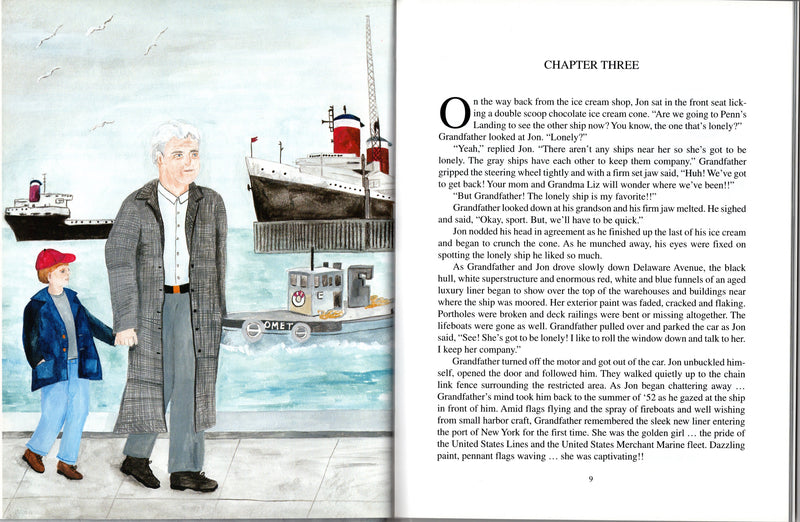 UNITED STATES: 1952 - "Grandfather's Ship The S.S. UNITED STATES" by E.B. Fletcher