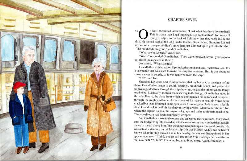 UNITED STATES: 1952 - "Grandfather's Ship The S.S. UNITED STATES" by E.B. Fletcher