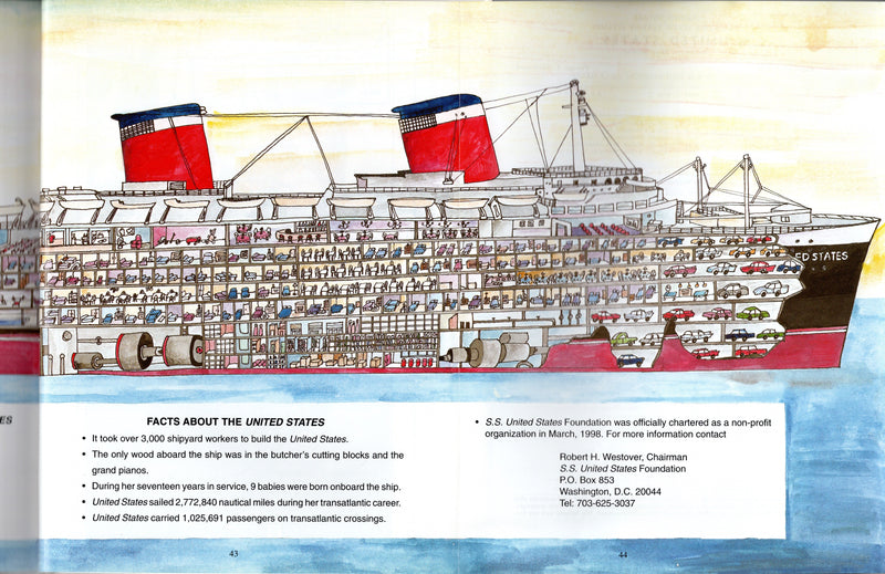 UNITED STATES: 1952 - "Grandfather's Ship The S.S. UNITED STATES" by E.B. Fletcher