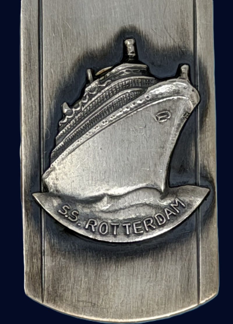 ROTTERDAM: 1959 - Silver money clip w/ raised portrait