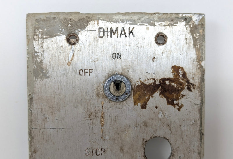 GRIPSHOLM: 1957 - Metal elevator button panel from ship