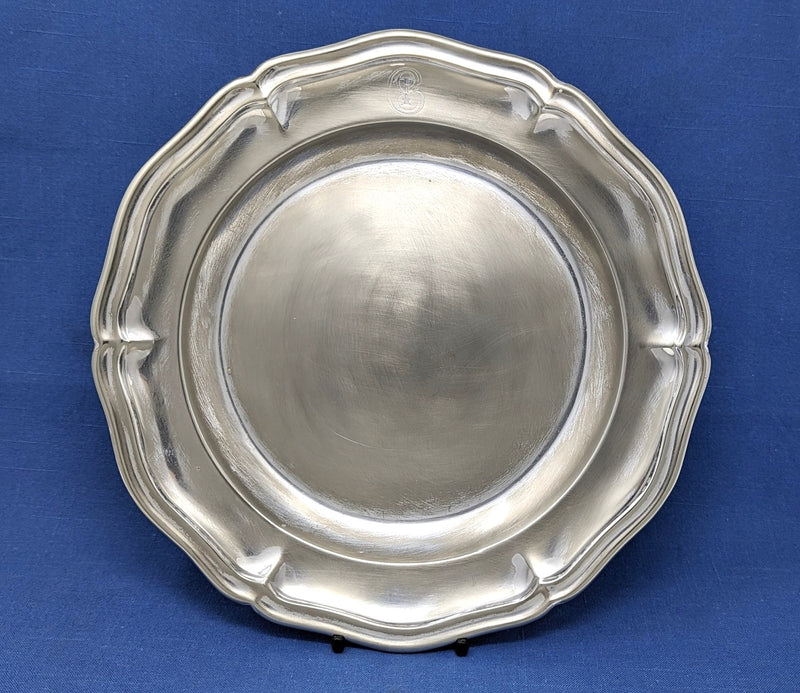 FRANCE: 1912 - Lovely Christofle silverplate tray or under-plate