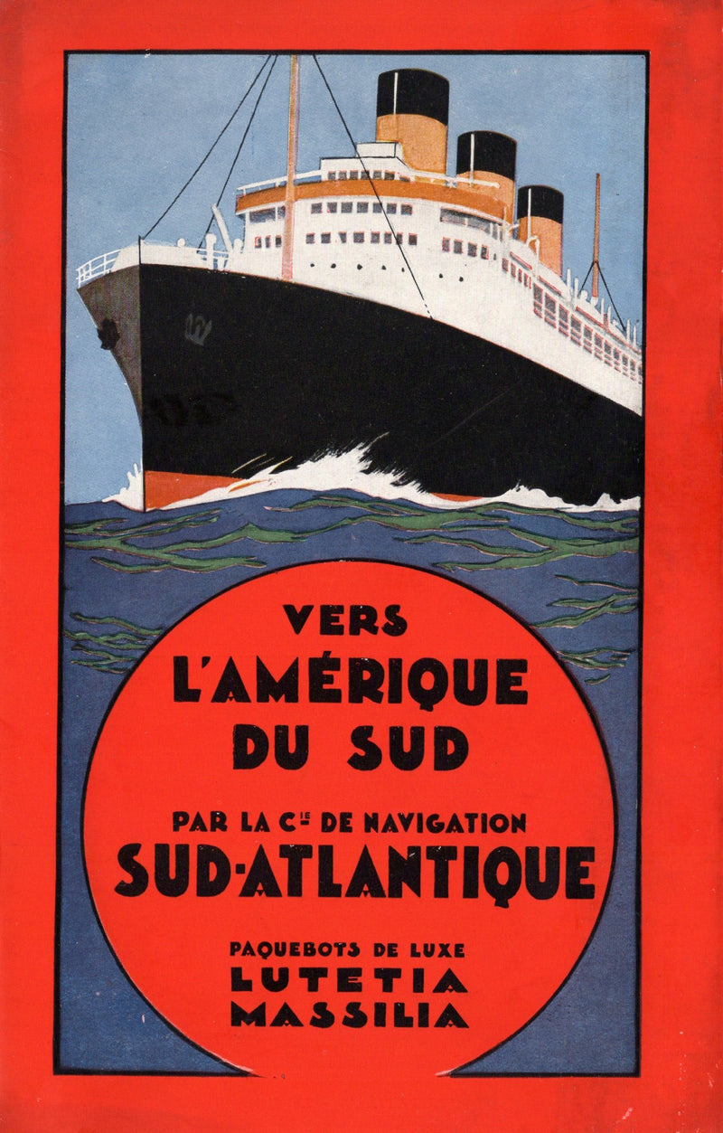 LUTETIA & MASSILIA - 1929 First Class interiors brochure