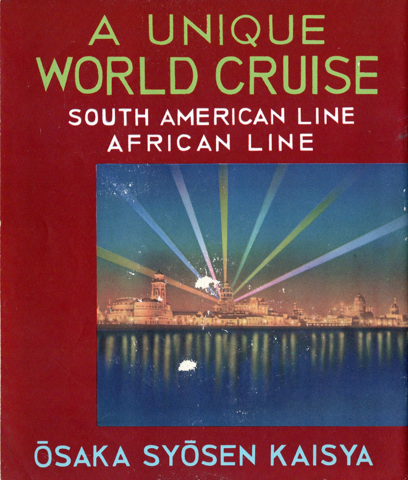 RIO DE JANIERO MARU & BUENOS ASIRES MARU: 1930 - World Cruise brochure from 1938