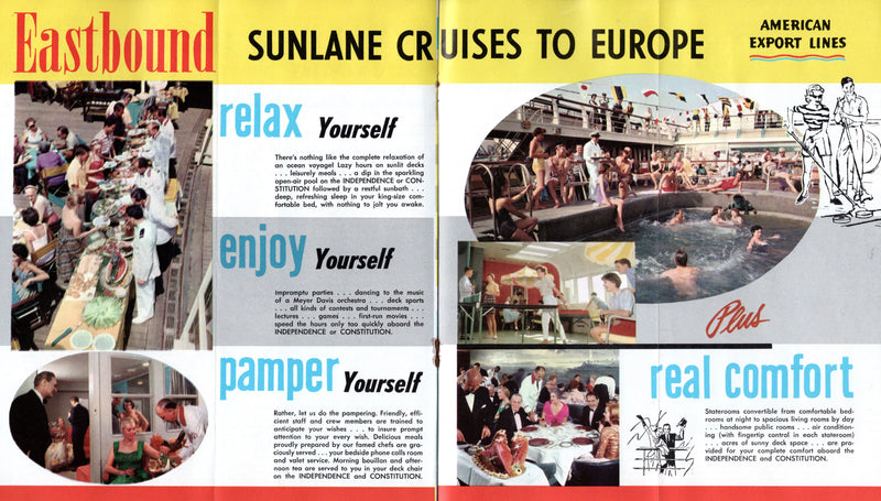 Various Ships - Special United States Lines & American Export joint cruises 1960