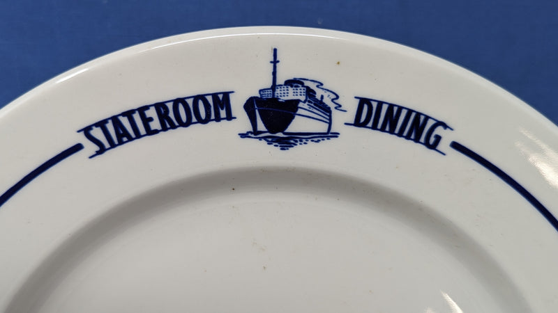 Various Ships - "Stateroom Dining" dinner plate