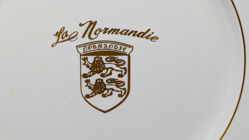 Various - "La Normandie" restaurant presentation plate