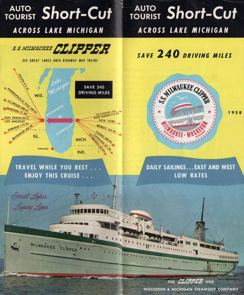 MILWAUKEE CLIPPER: 1904 - Colorful 1950s interiors