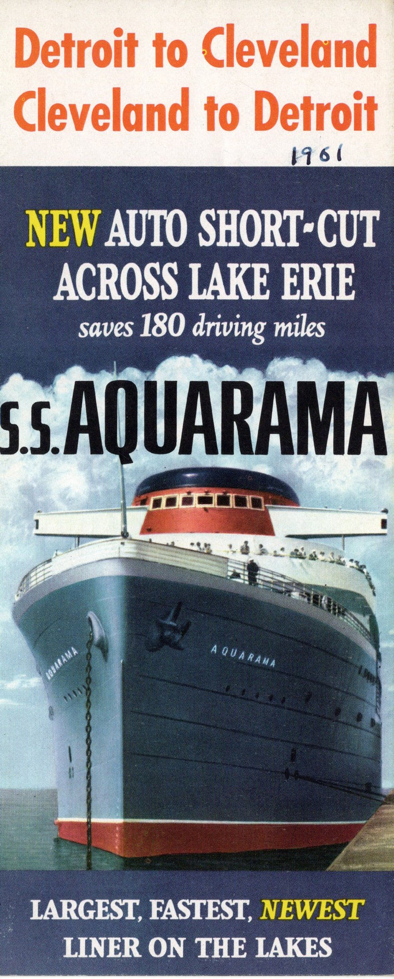 AQUARAMA: 1945 - Color services brochure from 1961