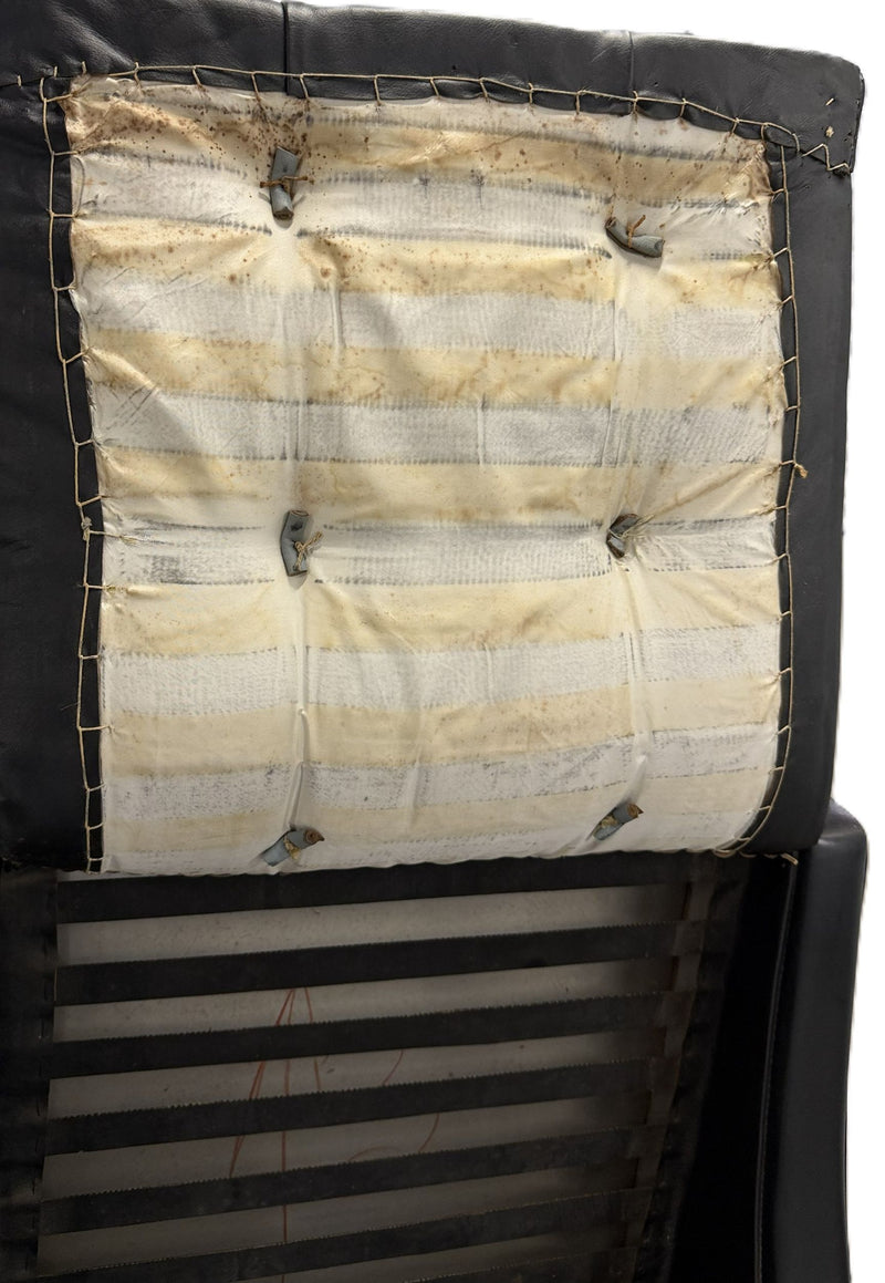 FRANCE: 1962 - Leather lounge chair from First Class Smoking Room