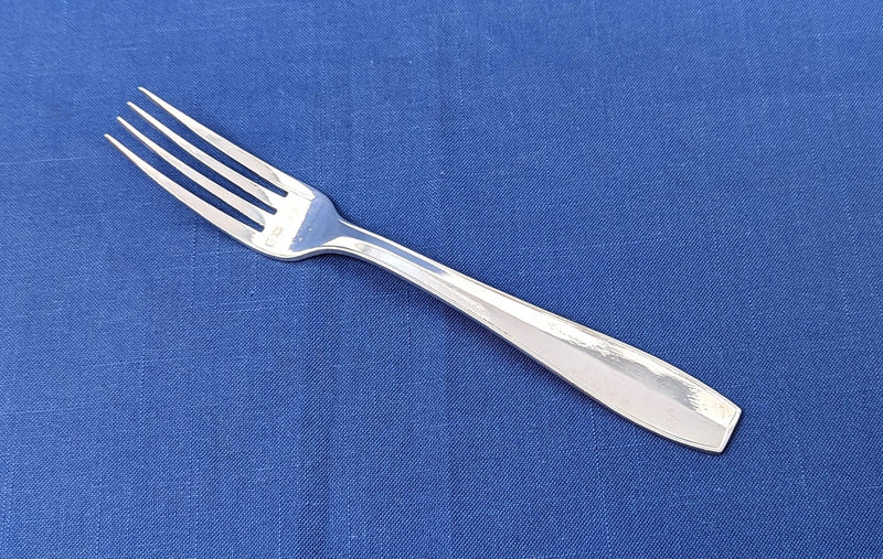 NORMANDIE: 1935 - First Class "Atlas" pattern dinner fork by Christofle