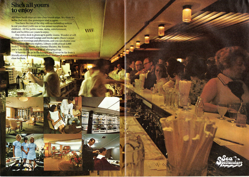 Various Ships - Shaw Savill's 1971 star-crossed cruise season