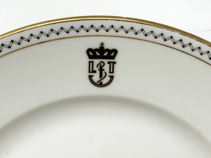 Various: pre-war - Lloyd Triestino Richard Ginori First Class dinner plate dated 1939