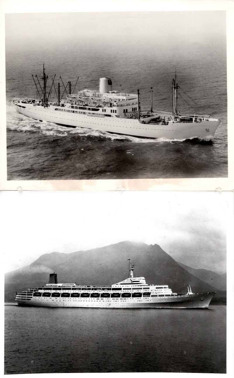 Various Ships - 12 P&O-Orient Line publicity photos