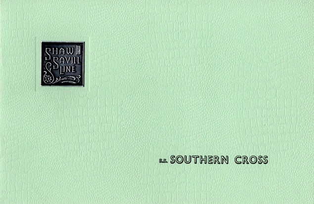 SOUTHERN CROSS: 1955 - Deluxe 1955 interiors brochure