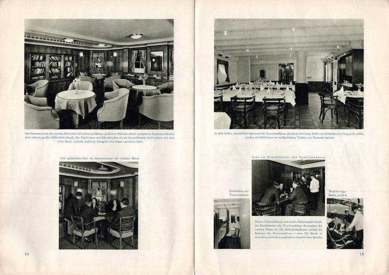 CARIBIA & CORDILLERA: 1933 - Maiden year deluxe interiors brochure