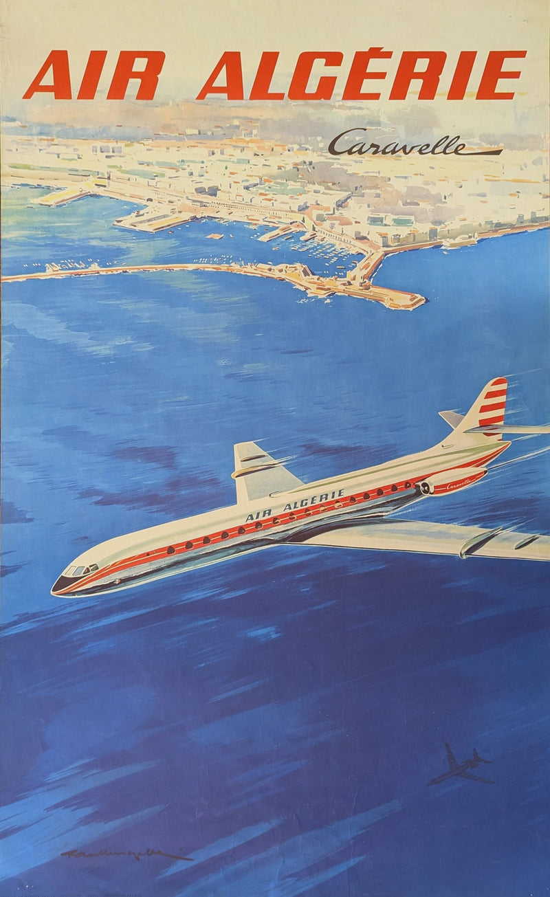 Various - Original Air Algerie agency poster by Paul Lengelle