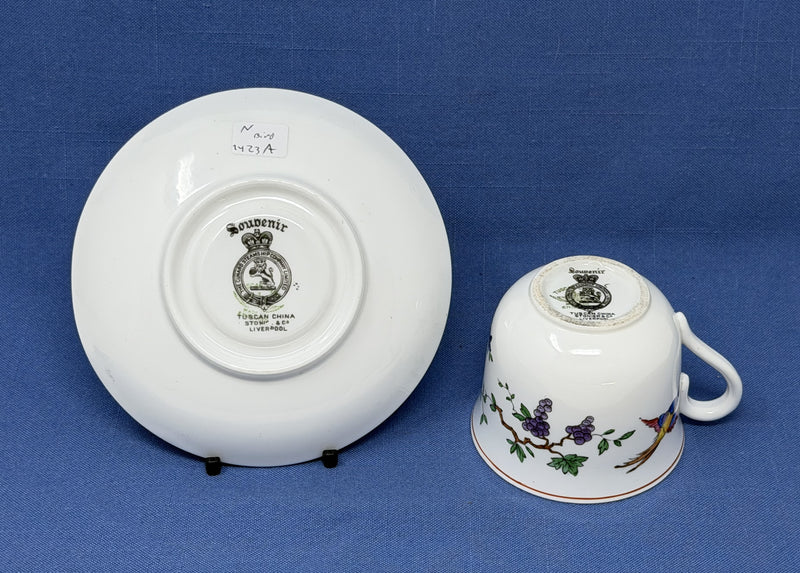 Various: pre-war - 1920s-30s Cunard "Bird of Paradise" cup & saucer