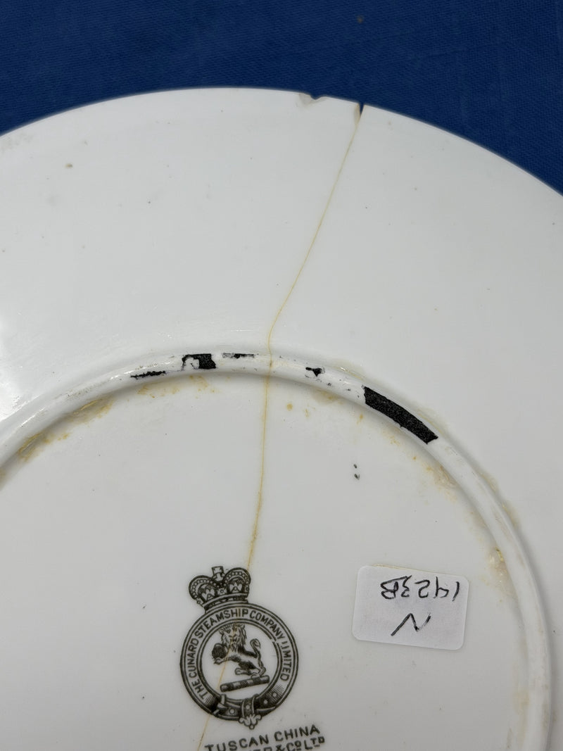 Various: pre-war - 1920s-30s Cunard "Bird of Paradise" cake plate