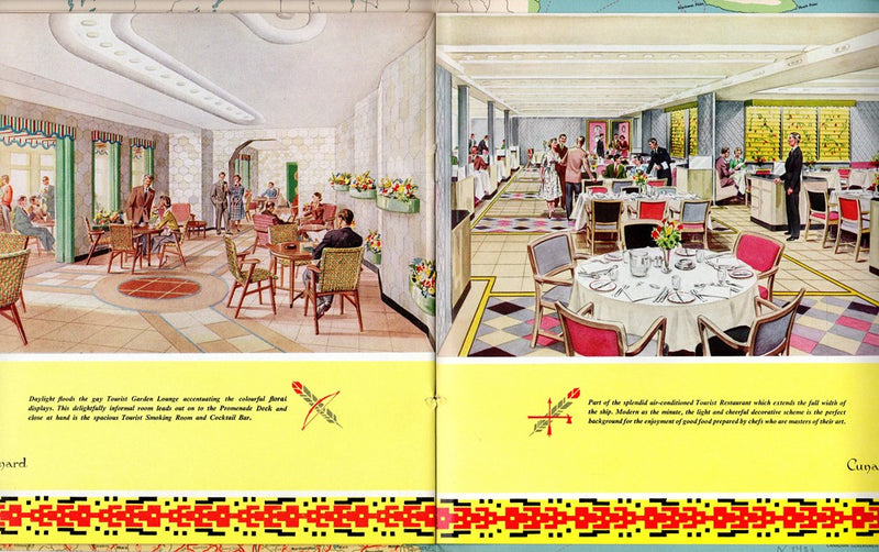 SAXONIA: 1954 - Deluxe & colorful intro interiors/launch brochure