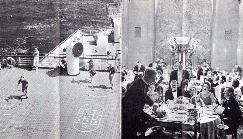 QUEEN MARY & QUEEN ELIZABETH - "The QUEENS First Class"