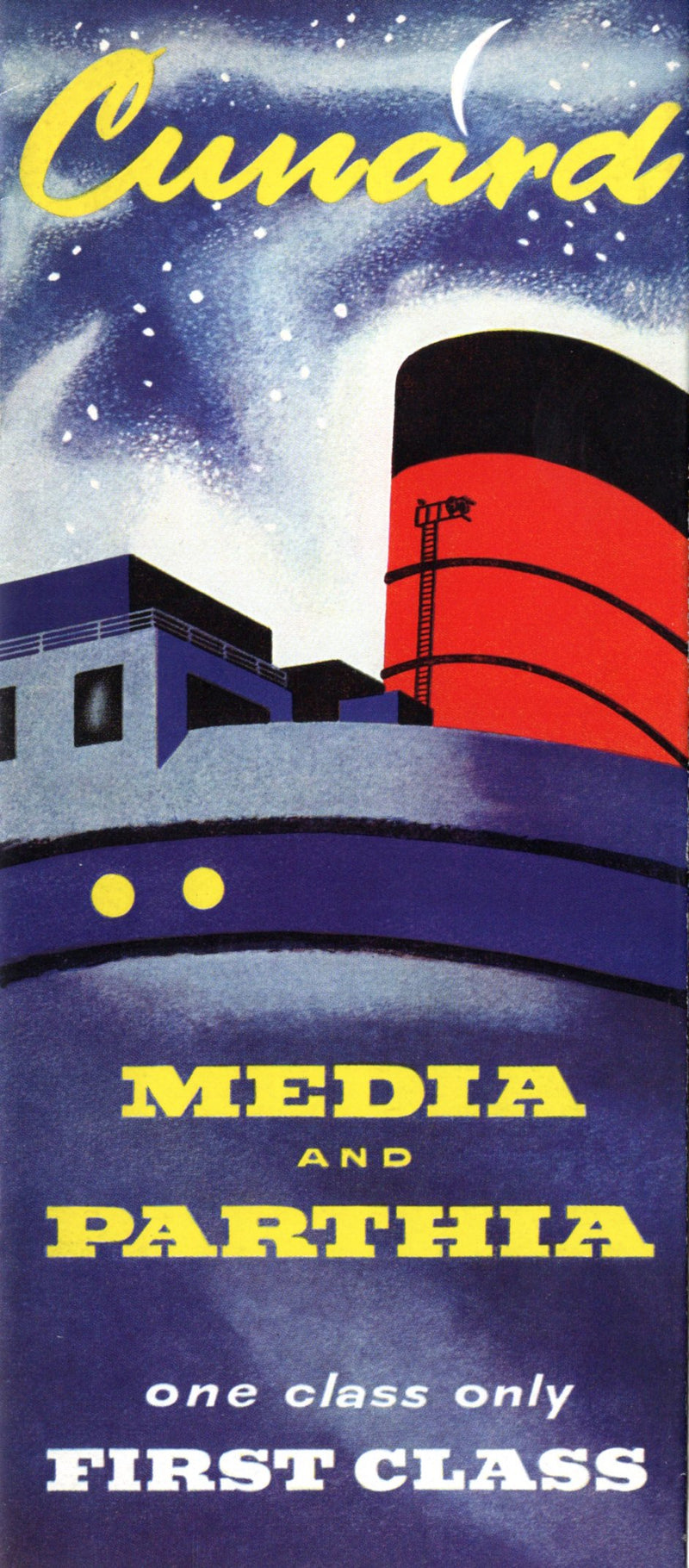 MEDIA & PARTHIA - Full color interiors brochure from 1950s