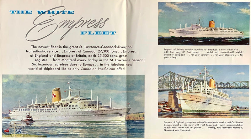 Various Ships - 1961 "Go EMPRESS to Europe"