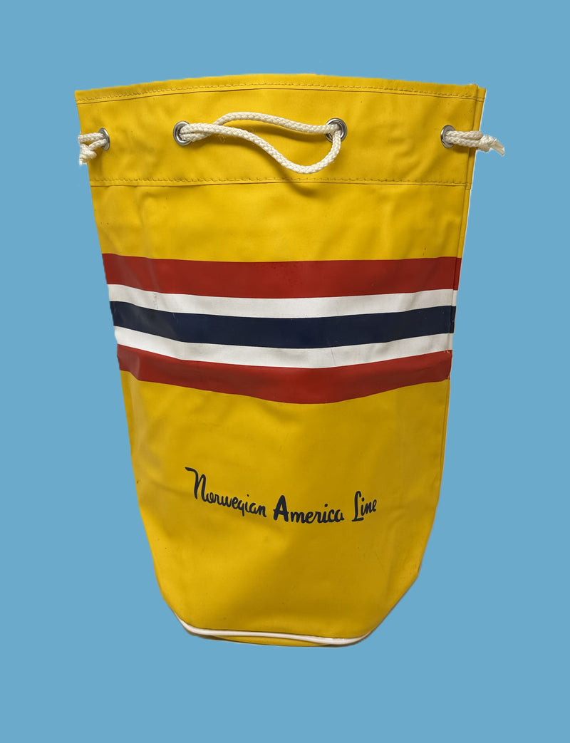 Various Ships - Colorful Norwegian America Line tote bag - 14"