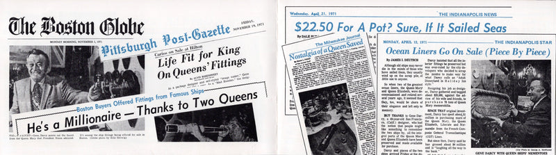 QUEEN MARY: 1936 - "Store of the QUEENS" promotional booklet