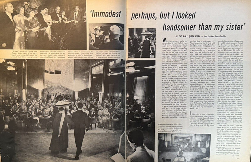 QUEEN MARY: 1936 - Life Magazine final crossing story from Oct 6, 1967