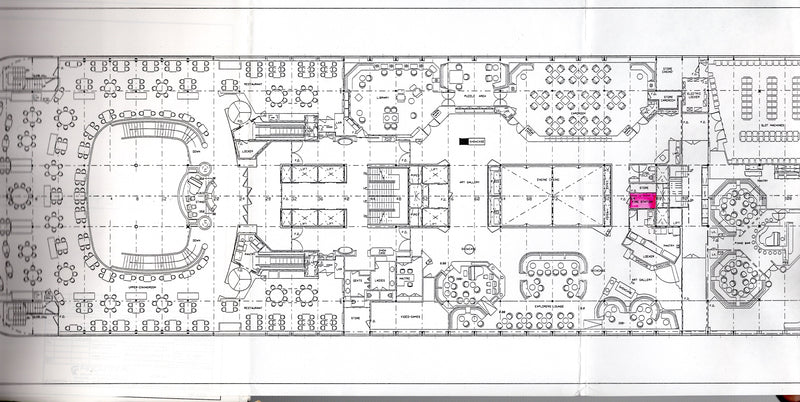 MAASDAM: 1993 - Rare shipyard plan booklet issued to captain w/ 15 fold-out plans