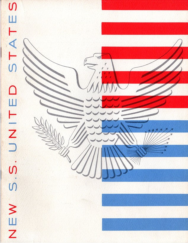 UNITED STATES: 1952 - Famed pre-maiden prestige brochure w/ Beall artwork