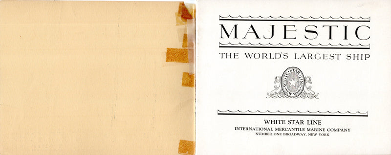 MAJESTIC: 1922 - Snazzy First Class interiors brochure