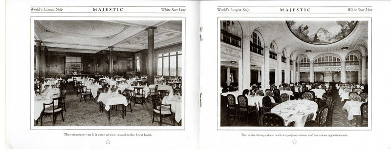 MAJESTIC: 1922 - Snazzy First Class interiors brochure